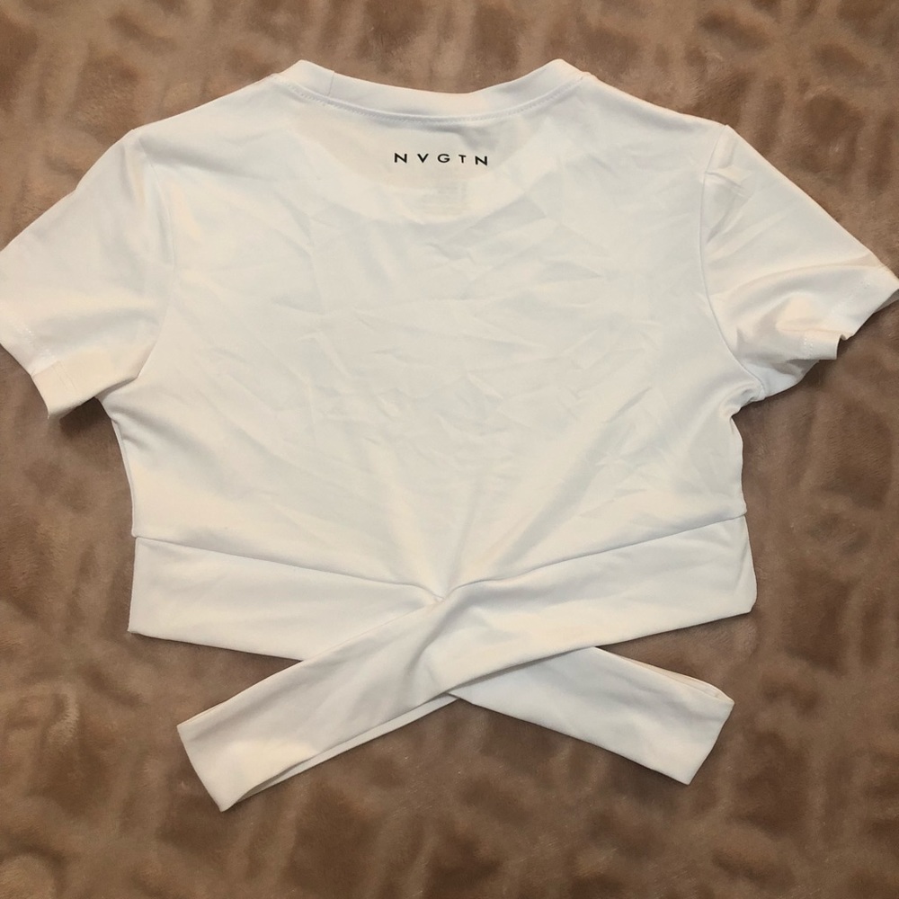 White NVGTN cross body t